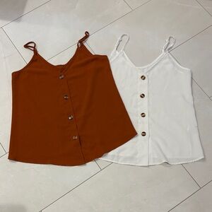 Women's Button-Down Camisole Tops